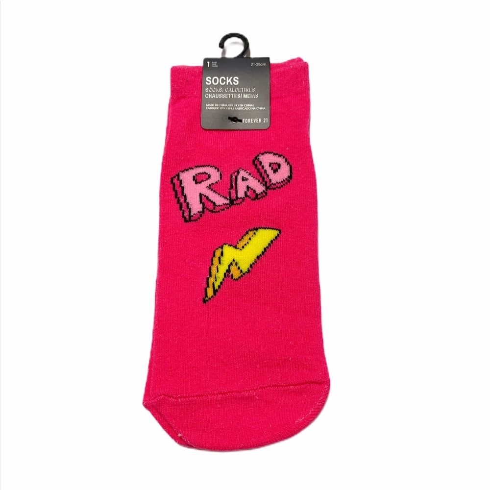 ❣️3/$15❣️ “RAD” Ankle Socks